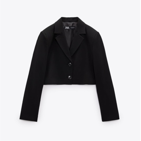 Zara limited edition celeb style cropped blazer - Picture 10 of 12